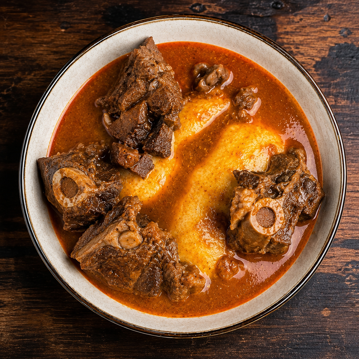 Fufu with Beef